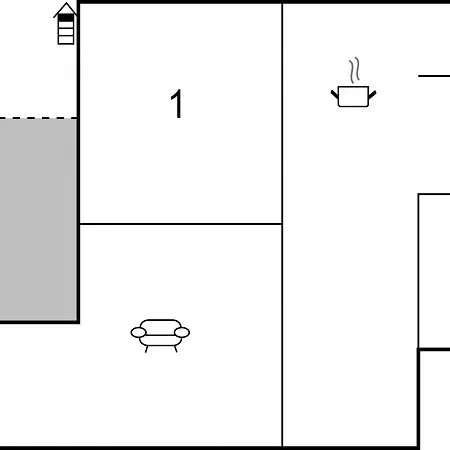 Apartament One-bedroom In *